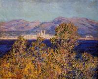 Monet, Claude Oscar - Antibes Seen from the Cape, Mistral Wind